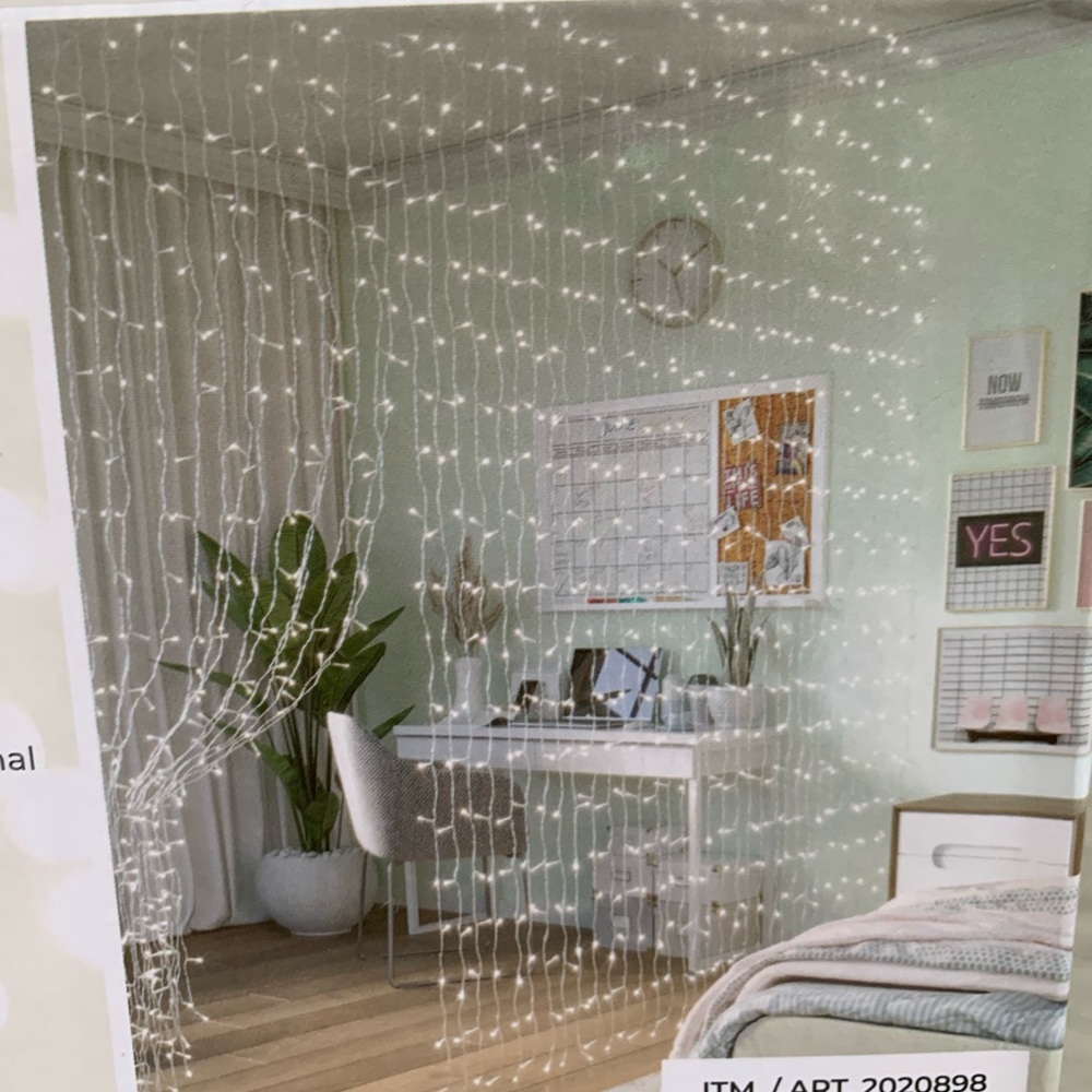 Waterfall string lights